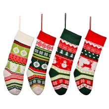 2021 neue gestrickte Weihnachtssocken Weihnachtsgeschenksocken 4 Arten von Kinderurlaubsgeschenkbeuteln